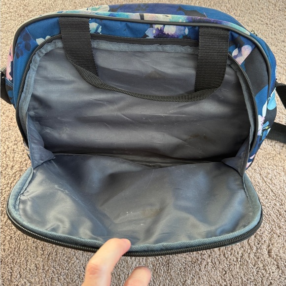 Tag Floral Blue and Pink Travel Bag - Picture 9 of 14